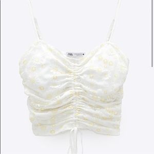 NWOT Zara Daisy Top
